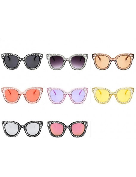Aviator Stars Dot Cat Eye Sunglasses Women Fashion Women Sun Glasses Female Eyewear 7 - 8 - CV18XGD5QU2 $11.11