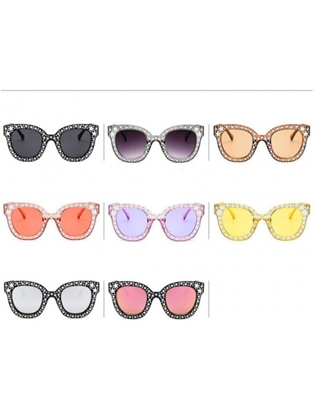 Aviator Stars Dot Cat Eye Sunglasses Women Fashion Women Sun Glasses Female Eyewear 7 - 8 - CV18XGD5QU2 $11.11