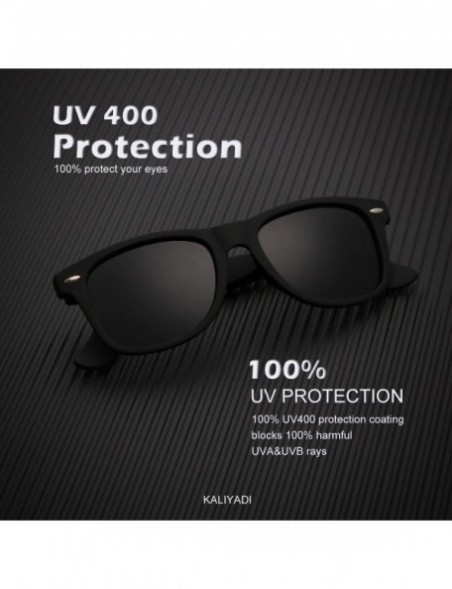 Sport Polarized Sunglasses for Men and Women Matte Finish Sun glasses Color Mirror Lens 100% UV Blocking - C818AWL4E6K $39.36