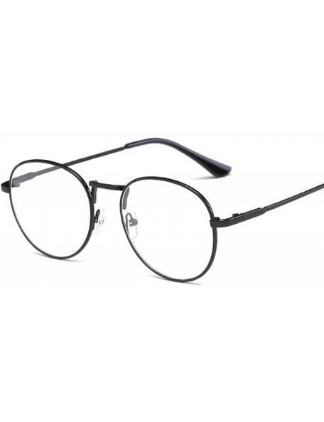 Round New Fashion Men Glasses Frame Women Eyeglasses 2019 Vintage Round Clear Lens Optical Spectacle - Silver - CP19855KRXU $...