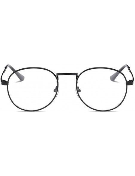 Round New Fashion Men Glasses Frame Women Eyeglasses 2019 Vintage Round Clear Lens Optical Spectacle - Silver - CP19855KRXU $...