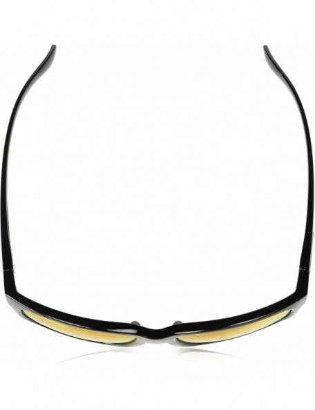 Square Rambler Sunglasses - Black / Polarized Red Mirror - CA1806Z7205 $31.89