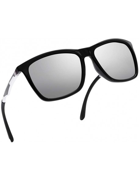Square Polarized Sunglasses For Men Driving Mens Sunglasses Retro Rectangular Sun Glasses Men/Women 100% UV Protection - CF19...