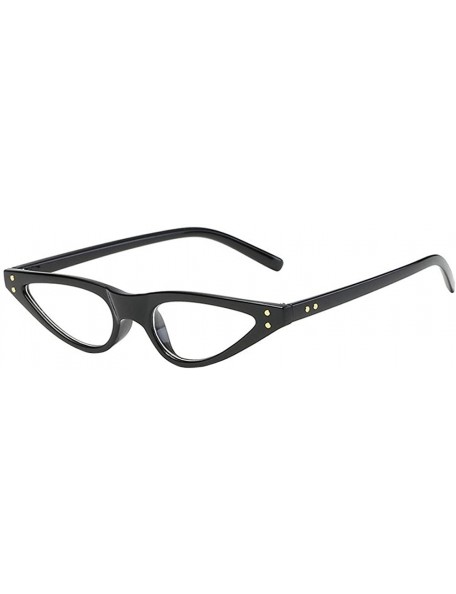 Oversized Unisex Fashion Eyewear Unique Sunglasses Vintage Glasses - Black - C11970HY2DL $11.13