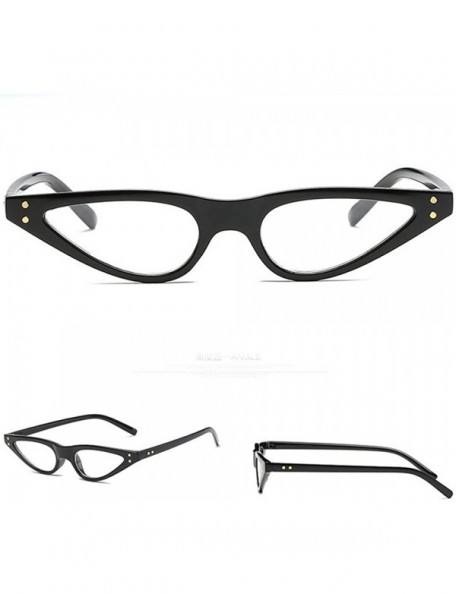 Oversized Unisex Fashion Eyewear Unique Sunglasses Vintage Glasses - Black - C11970HY2DL $11.13