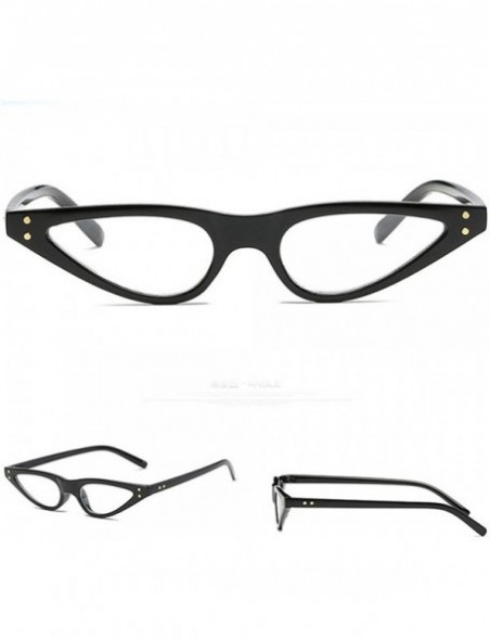 Oversized Unisex Fashion Eyewear Unique Sunglasses Vintage Glasses - Black - C11970HY2DL $19.41