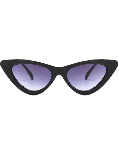 Cat Eye Clearance Women Fashion Cat Eye Shades Sunglasses Integrated UV Candy Colored Glasses - C - C618RWIUROQ $8.33