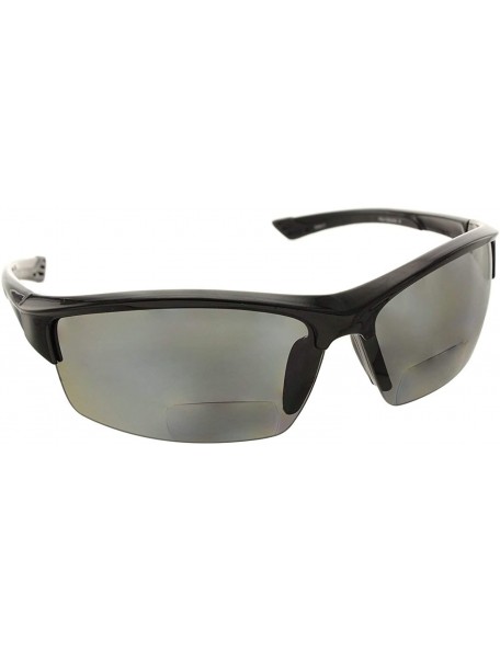 Sport La Jolla Bifocal Polarized Reading Sunglasses TR90 Readers for Men and Women - Black - CP18EZY2N3I $29.34