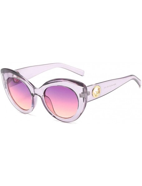 Cat Eye European American Sunglasses Individualized - E - C9199MTXKZX $46.03