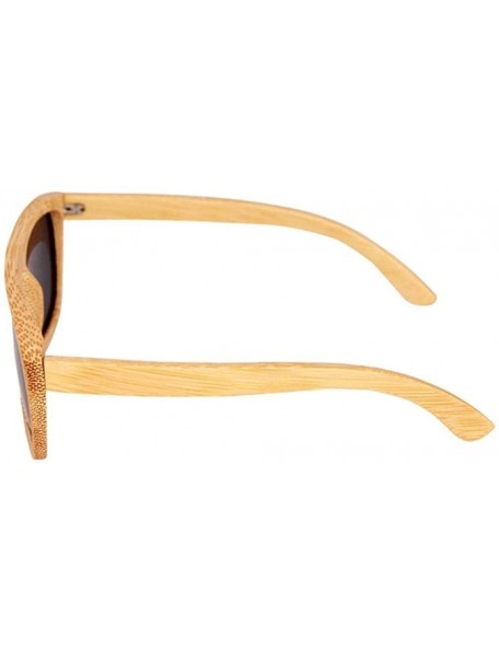 Goggle Bamboo glasses men and women with the same sunglasses wooden glasses classic retro sunglasses driving polarizer - CC18...