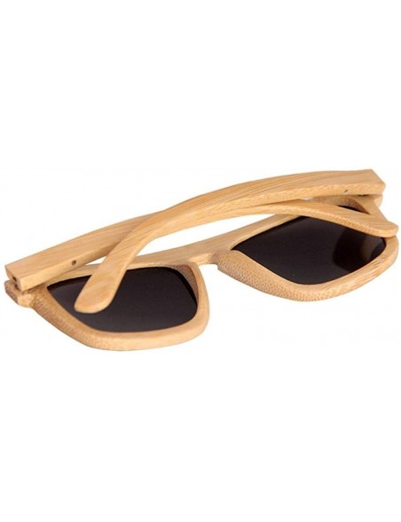 Goggle Bamboo glasses men and women with the same sunglasses wooden glasses classic retro sunglasses driving polarizer - CC18...