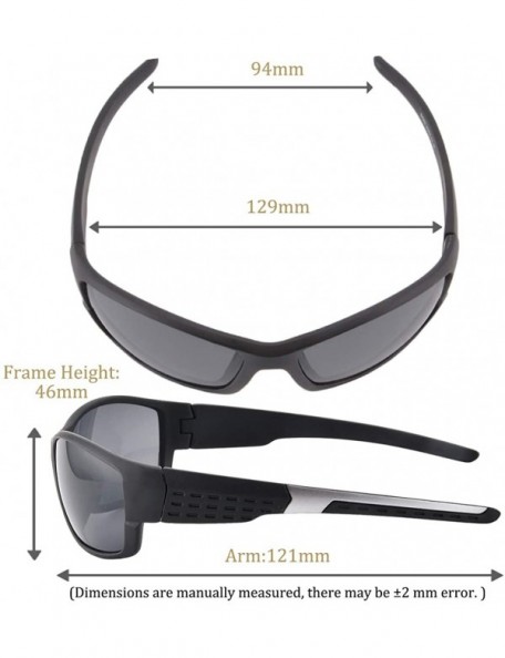 Sport Sports Polarized Sunglasses Night Vision Blue Ray Blockers Driving Glasses-S202 - C3-pc Lens+c1 Night Vision Lens - CF1...