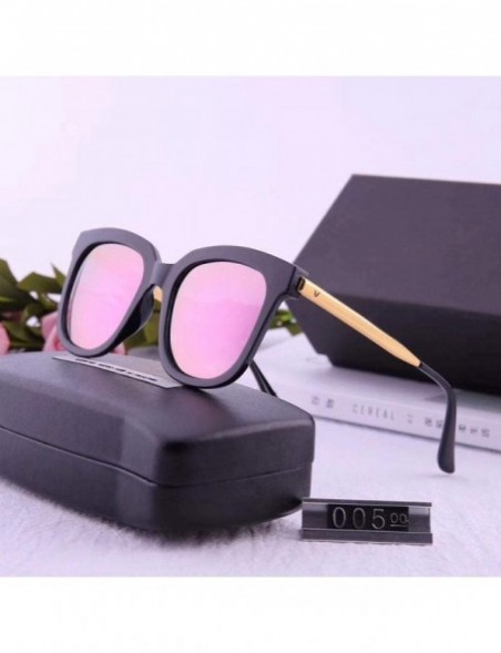 Square Polarized Sunglasses Men's and Women's Sunglasses Fashion Retro Square Polarized Sunglasses - CJ18X6SRHWN $46.99