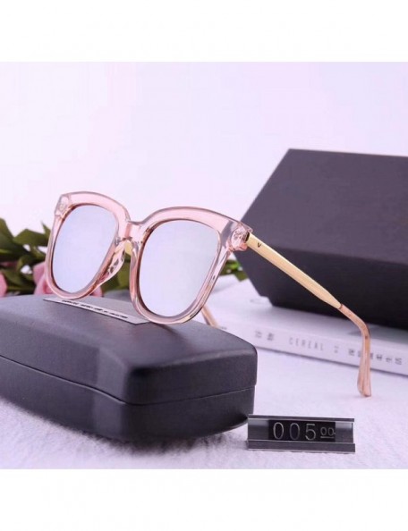 Square Polarized Sunglasses Men's and Women's Sunglasses Fashion Retro Square Polarized Sunglasses - CJ18X6SRHWN $46.99