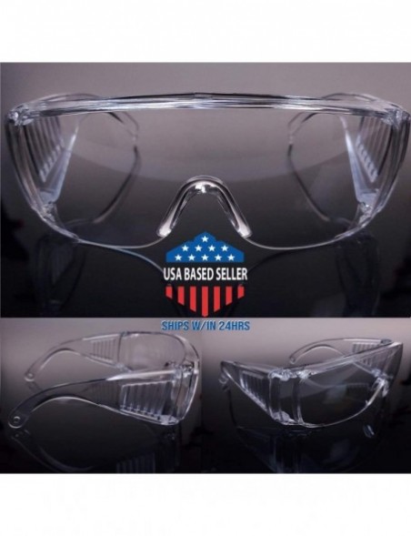 Goggle Protective Goggles Protection Resistant Included - 3 Pairs & 1 Lens Cleaning Bottle - CS1907UMCKS $21.32