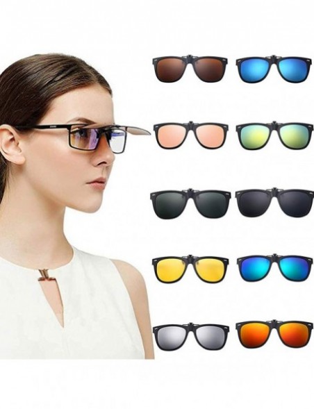 Sport Polarized Sunglasses for Women Men's Clip-on Sunglasses Sports Stylish Sunglasses - ❦coffee - CE18UUOXAHL $10.21