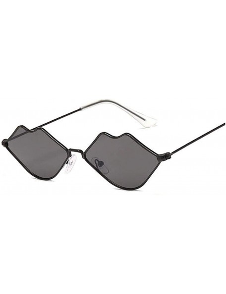 Rimless 2020 Cute Sexy Ladies Lips Sunglasses Women Metal Frame Fashion Vintage Sun Glasses Female UV400 Shades - C7198A00E5T...