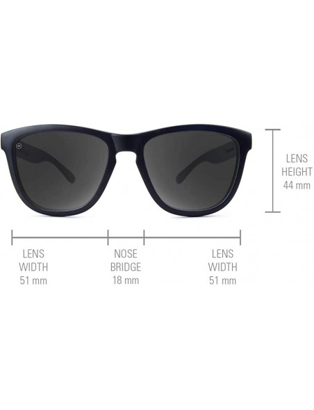 Wayfarer Premiums Polarized Sunglasses For Men & Women- Full UV400 Protection - Black on Black / Smoke - C618K0IKGYN $27.51