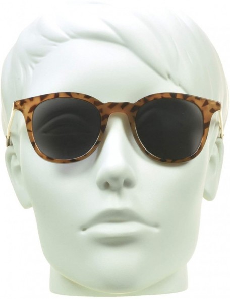 Wayfarer Reader Sunglasses Men and Women Full Lens No Line Reading Sunglasses - Not Bifocal - Sienna - CU18TN0XNOQ $11.12